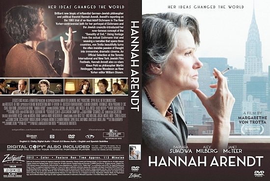 dvd cover Hannah Arendt