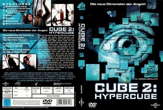 dvd cover Cube 2: Hypercube (2002) R2 German