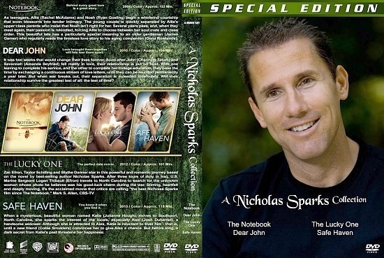dvd cover A Nicholas Sparks Collection
