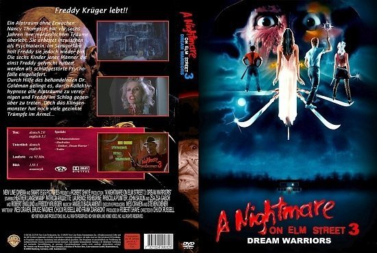 dvd cover A Nightmare on Elm Street 3: Freddy lebt (1987) R2 German