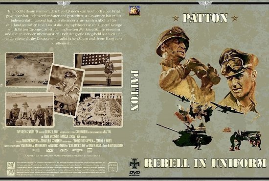 dvd cover Patton: Rebell in Uniform (1970) R2 German