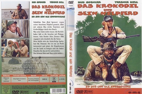 dvd cover Das Krokodil und sein Nilpferd (Bud Spencer & Terence Hill Collection) (1979) R2 German