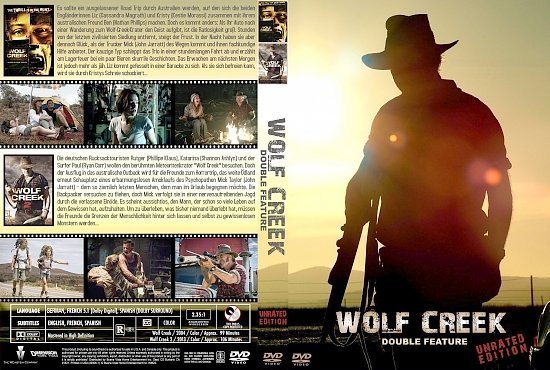 dvd cover Wolf Creek 1 & 2 R2 GERMAN