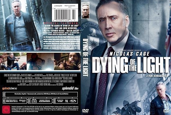 dvd cover Dying of the Light R2 GERMAN