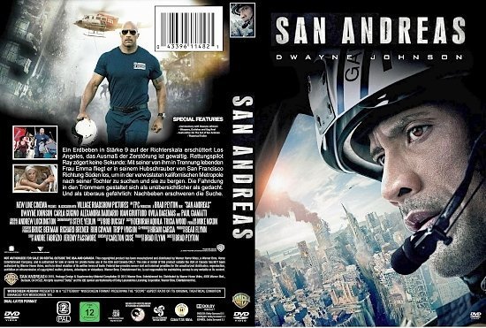 dvd cover San Andreas R2 Custom GERMAN
