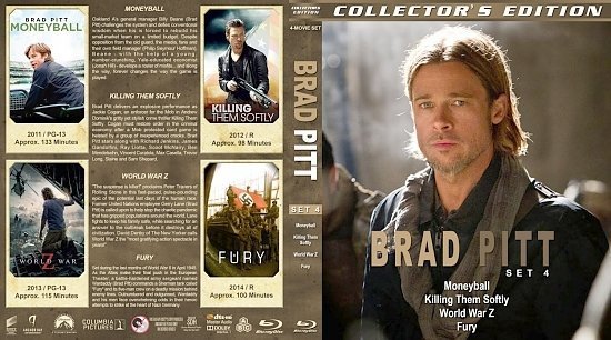dvd cover Brad Pitt Collection Set 4