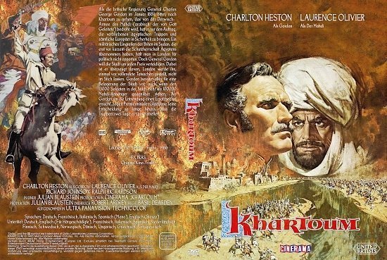 dvd cover Khartoum: Aufstand am Nil (1966) R2 German