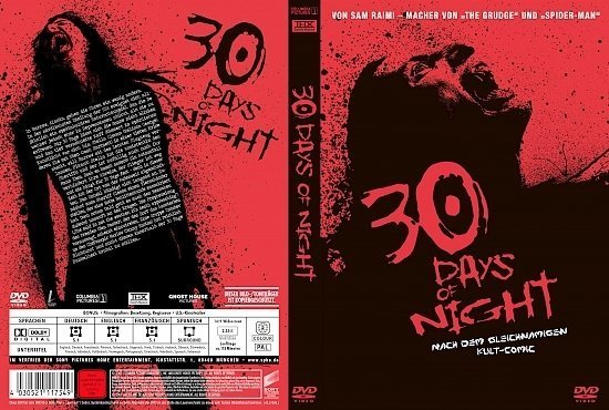 dvd cover 30 Days of Night (2007) R2 GERMAN