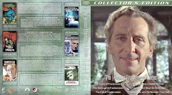 dvd cover The Hammer Frankenstein Series