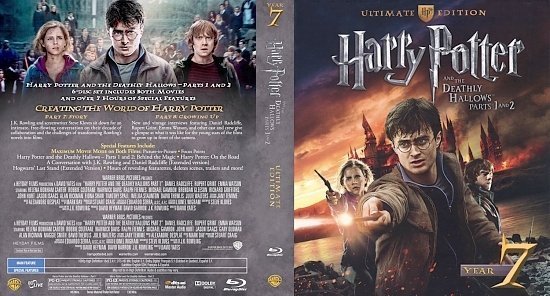dvd cover Harry Potter And The Deathly Hallows Parts 1 and 2