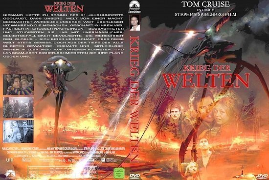 dvd cover Krieg der Welten (2005) R2 German
