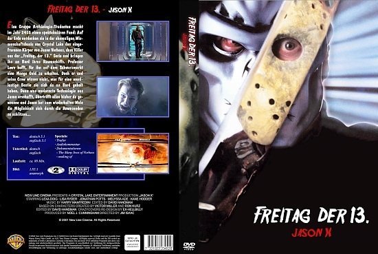 dvd cover Freitag der 13 Teil 10 : Jason X (2001) R2 German