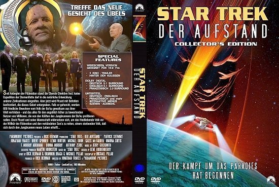 dvd cover Star Trek 9: Der Aufstand (1998) R2 German
