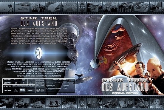 dvd cover Star Trek 9: Der Aufstand (1998) R2 German