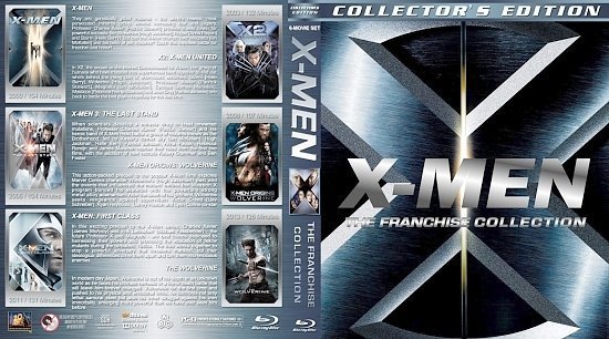 dvd cover X Men: The Franchise Collection version 1