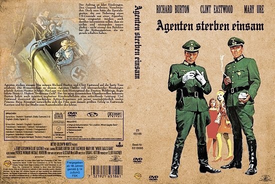 dvd cover Agenten sterben einsam (1968) R2 German
