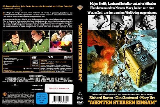 dvd cover Agenten sterben einsam (1968) R2 German
