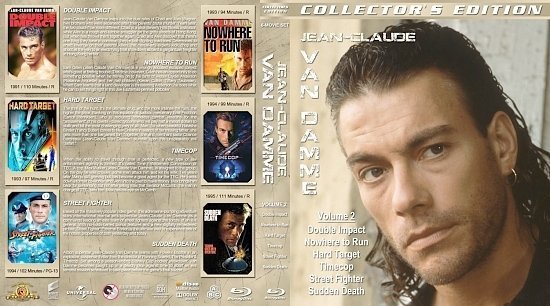dvd cover Jean Claude Van Damme Collection Volume 2