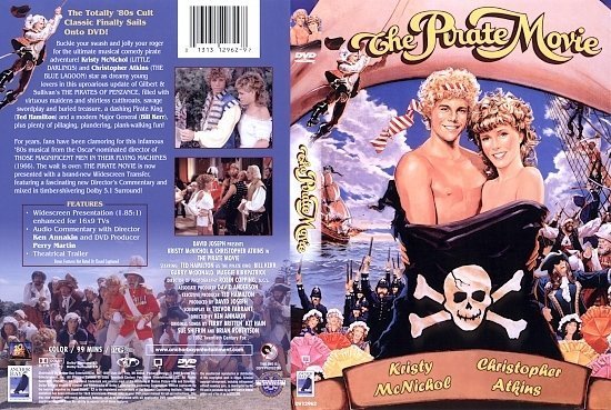 dvd cover The Pirate Movie (1982) R1