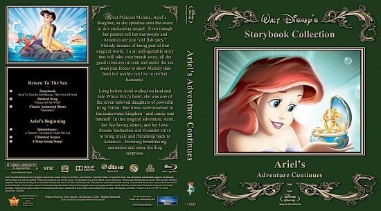 dvd cover Ariel's Adventure Continues