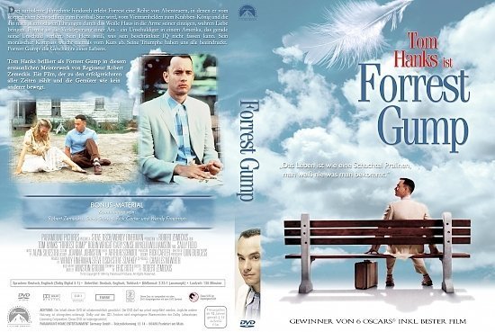 dvd cover Forrest Gump (1994) R2 German