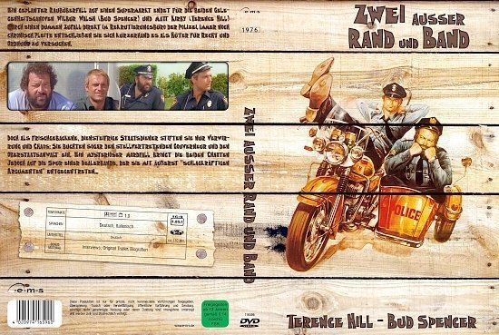 dvd cover Zwei ausser Rand und Band (Bud Spencer & Terence Hill Collection) (1976) R2 German