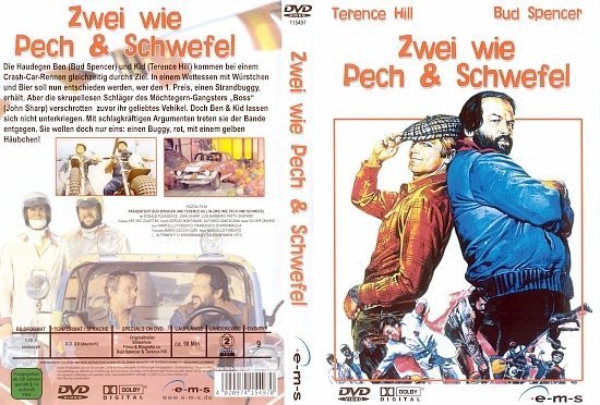 dvd cover Zwei wie pech und Schwefel (Bud Spencer & Terence Hill Collection) (1974) R2 German