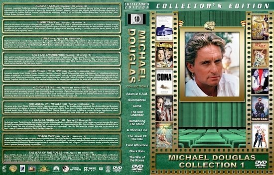 dvd cover Michael Douglas Collection
