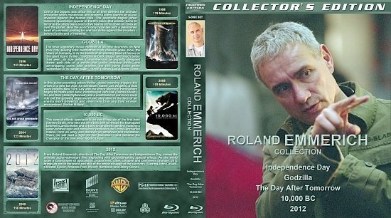 dvd cover Roland Emmerich Collection