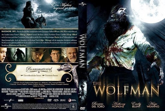 dvd cover The Wolfman (2010) R2 German