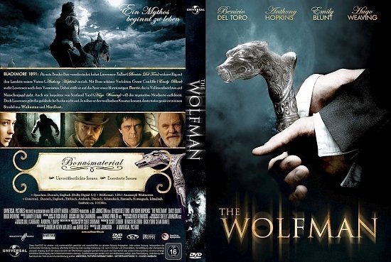 dvd cover The Wolfman (2010) R2 German