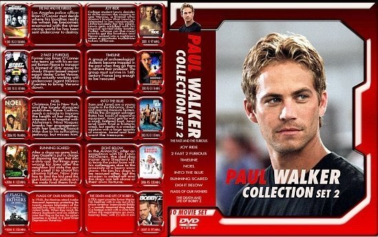 dvd cover Paul Walker Collection