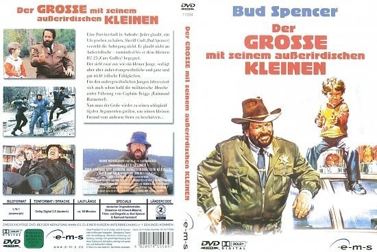 dvd cover Der Grosse mit seinem ausserirdischen Kleinen (Bud Spencer Collection) (1979) R2 German