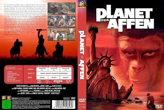 dvd cover Planet der Affen (1968) R2 German