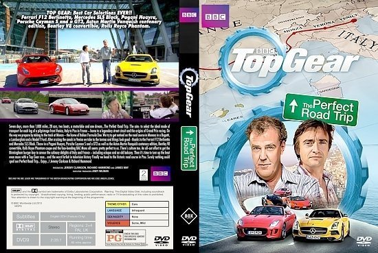 dvd cover Top Gear: The Perfect Road Trip