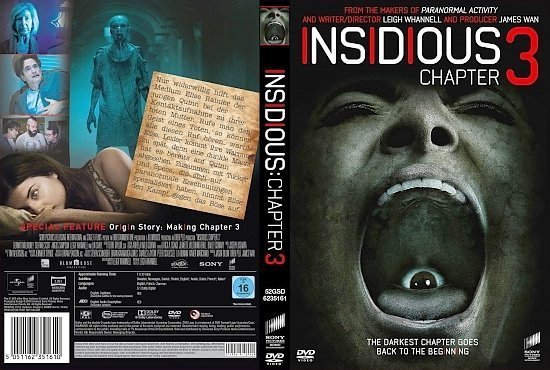 dvd cover Insidious Chapter 3 R2 GERMAN