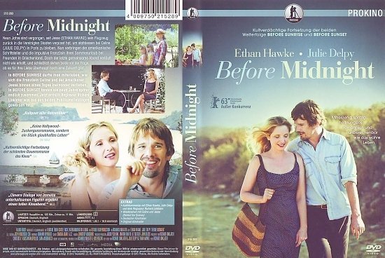 dvd cover Before Midnight R2 GERMAN