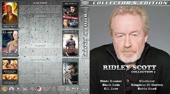 dvd cover Ridley Scott Collection 1