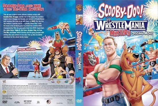 dvd cover Scooby Doo Wrestlemania Mystery
