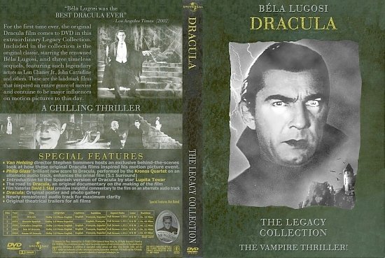 dvd cover Dracula Legacy Collection