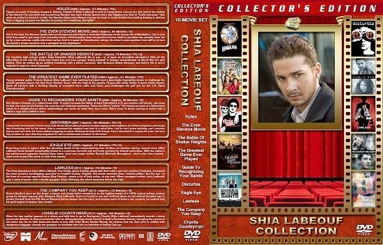 dvd cover Shia LaBeouf Collection