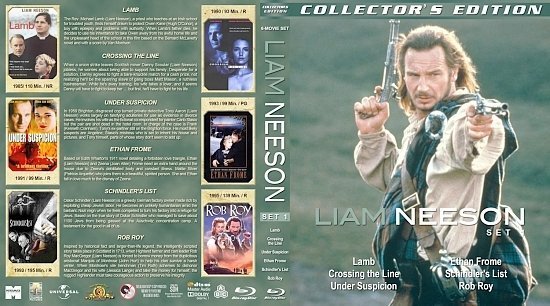 dvd cover Liam Neeson Collection Set 1