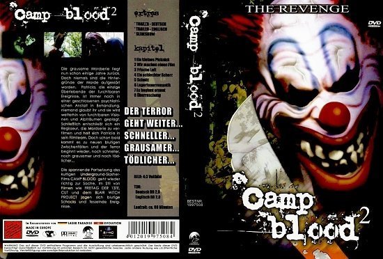 dvd cover Camp Blood 2 (2002) R2 German