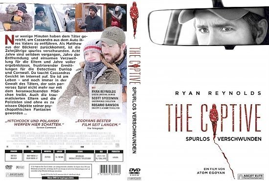 dvd cover The Captive: Spurlos verschwunden R2 GERMAN