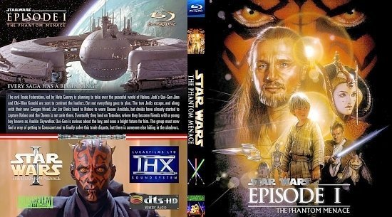 dvd cover Star Wars The Phantom Menace