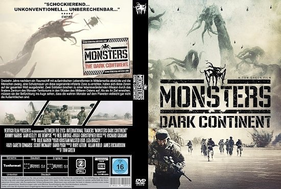 dvd cover Monsters Dark Continent R2 GERMAN