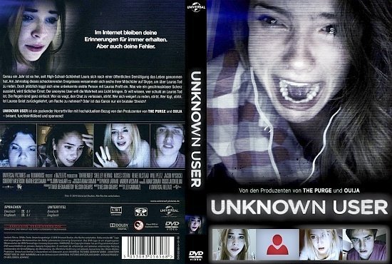 dvd cover Unknown User R2 GERMAN