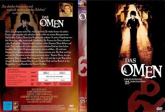 dvd cover Das Omen (1976) R2 German