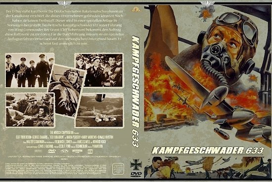 dvd cover Kampfgeschwader 633 (1964) R2 German