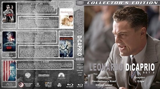 dvd cover Leonardo DiCaprio Collection Set 3